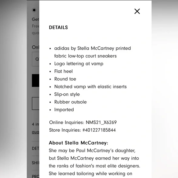 Addidas by Stella McCartney Slipon sneaker in great condition, sold out online - Picture 12 of 14